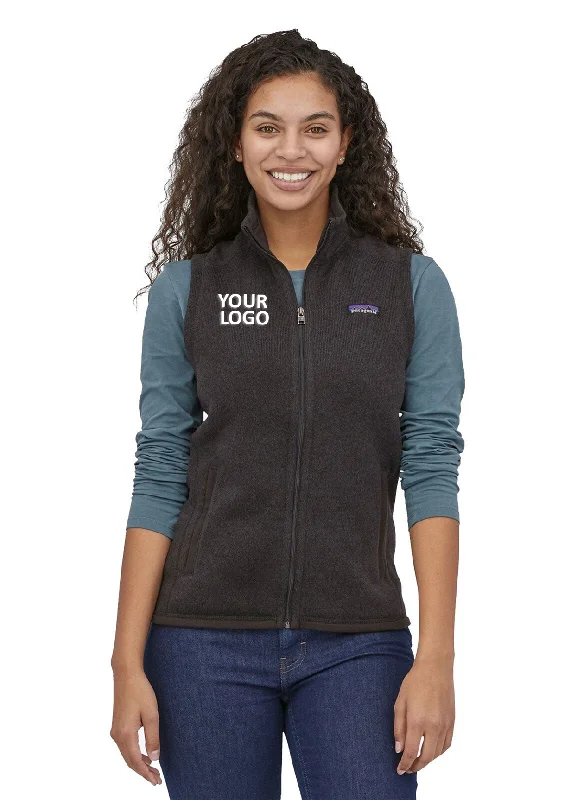 women's waistcoats with adjustable strapswomen's waistcoats with adjustable strapsPatagonia Womens Better Sweater Fleece Customized Vests, Black