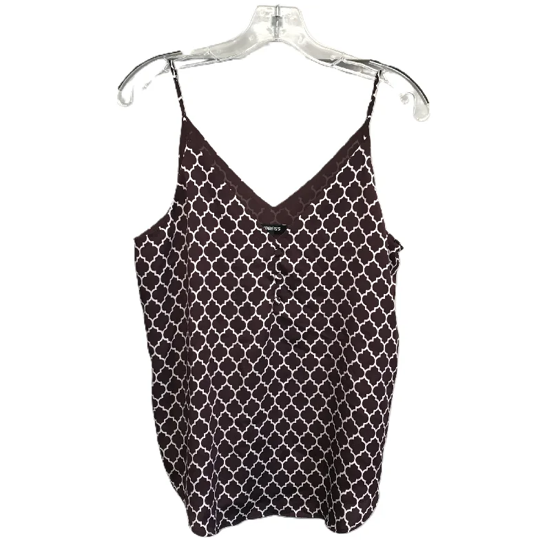 Button-front skirt – Skirt with a row of buttons down the front for a vintage-inspired look.Button-front skirt – Skirt with a row of buttons down the front for a vintage-inspired look.Top Sleeveless By Express  Size: Mini