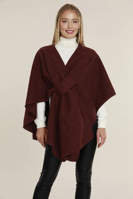 Short sleeve – Sleeveless or cap sleeve styleShort sleeve – Sleeveless or cap sleeve styleKnit Shawl Wrap in Wine