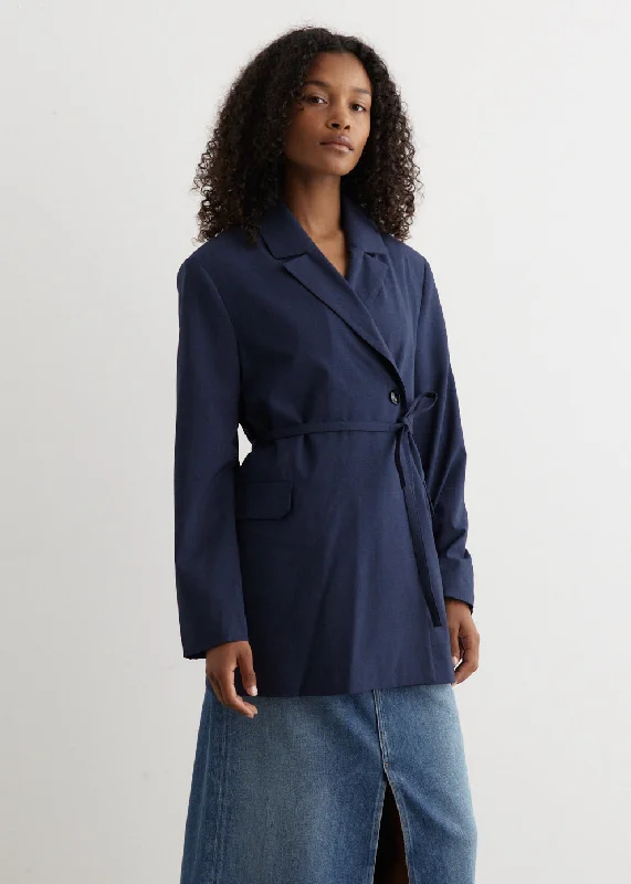 women's blazers that are best sellerswomen's blazers that are best sellersDrapey Melange Blazer